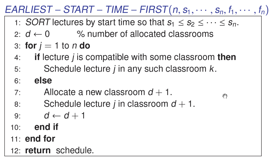 最早开始时间优先算法